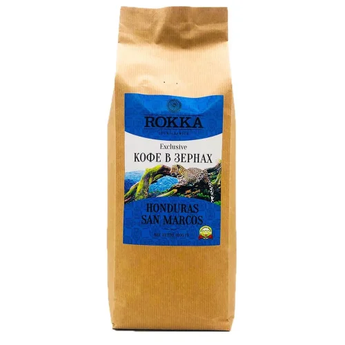Coffee in the grains of medium roasting "Rokka" Honduras "