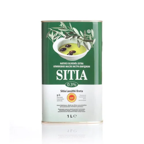 Olive oil E.V. acidity 0.3%, Sitia, 1L