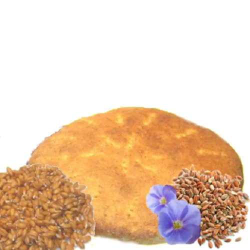 Bread with flax seeds