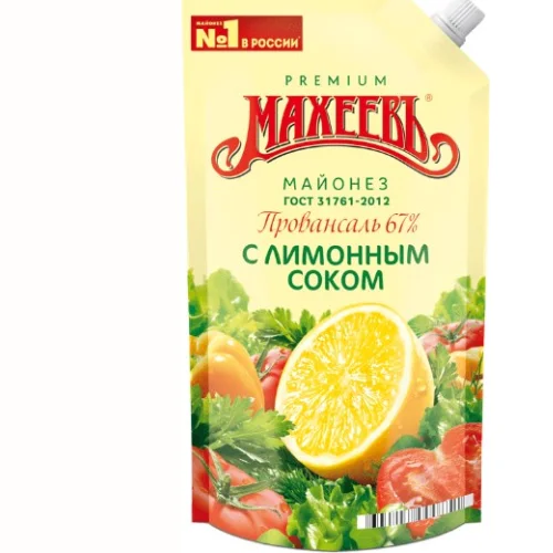 Mayonnaise Maheev "Provence with lemon juice"