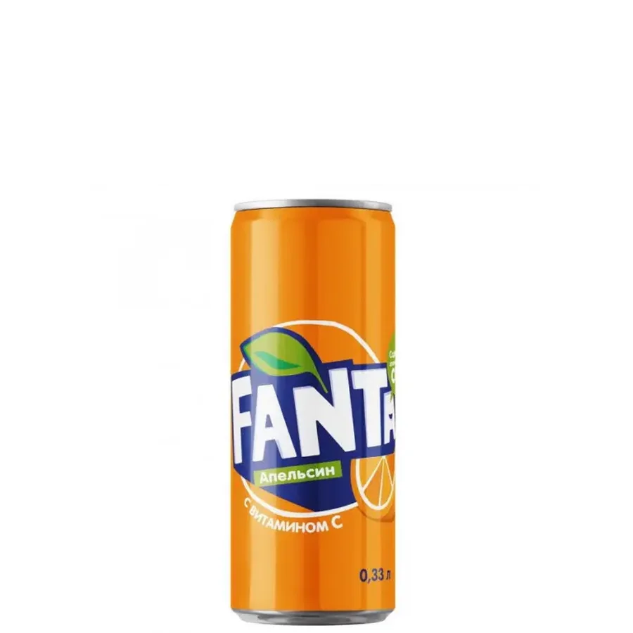 Carbonated drink fanta orange
