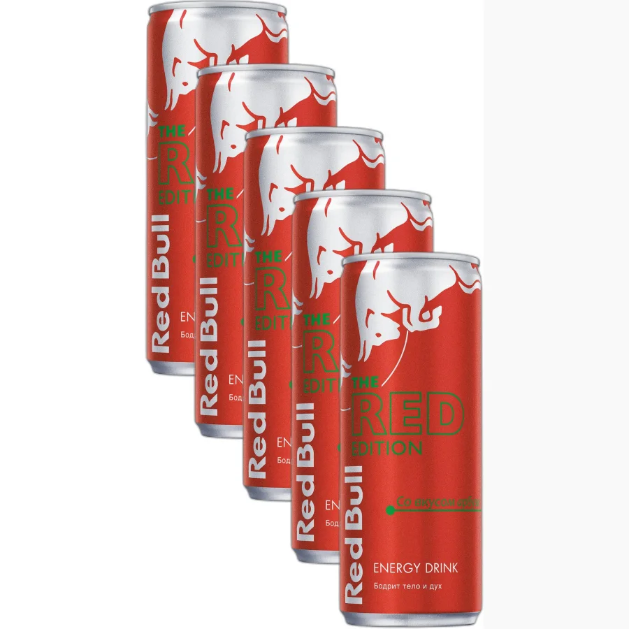 Red Bull Red Edition with Watermelon flavor w/w 0.25 