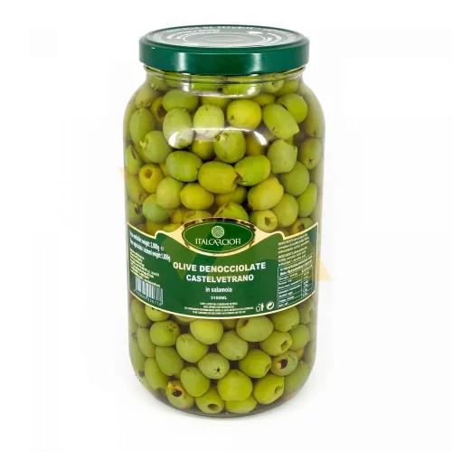 Olives without seeds Castelvetrano in brine