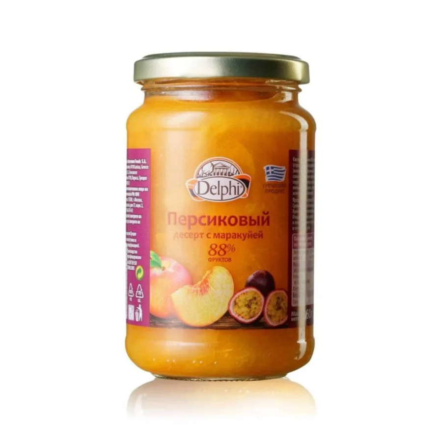 Peach dessert with passion fruit 360 g 