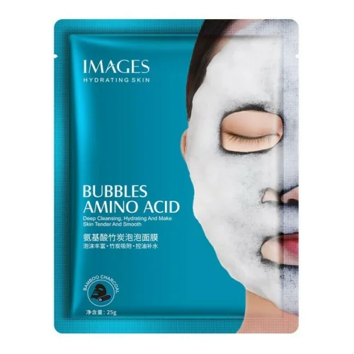 Oxygen face mask with bamboo charcoal and amino acids