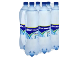 Natural mineral healing and dining water "Aksinya" 1.5 liters, carbonated