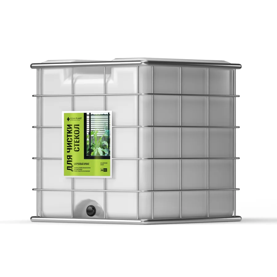 Concentrated glass cleaner "Citrus aroma" Cube 900 kg