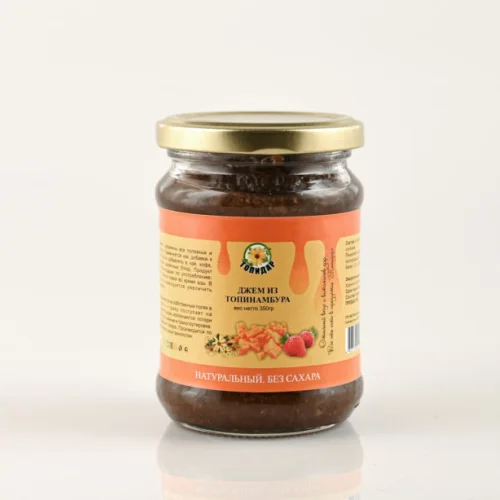 Jam from Topinambur with strawberries without sugar 350g