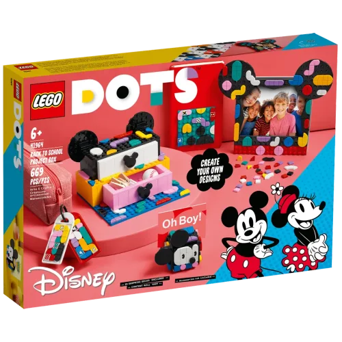 LEGO DOTS Mickey Mouse and Minnie Mouse "Back to School" 41964