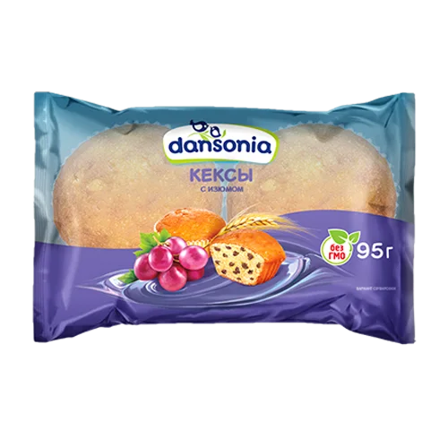 Biscuit cupcakes Dansonia raisins 95g
