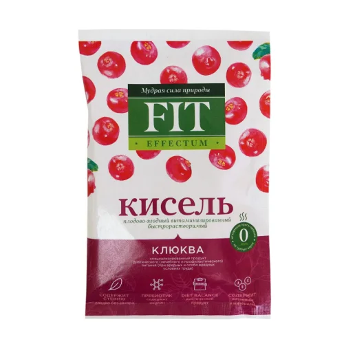 Kissel "Fitparad" cranberries vitamined without sugar 30g
