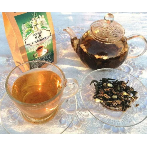 Зеленый вьетнамский чай с жасмином