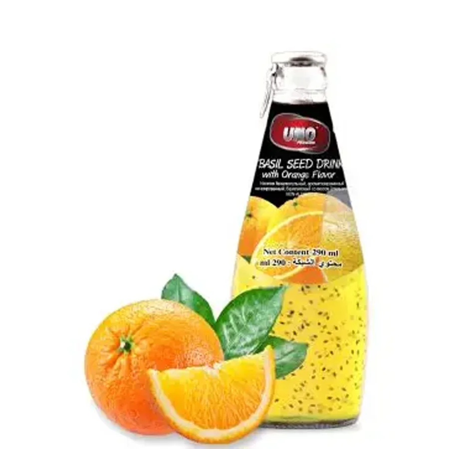 Thai Drink Uno with Orange Basil Seeds