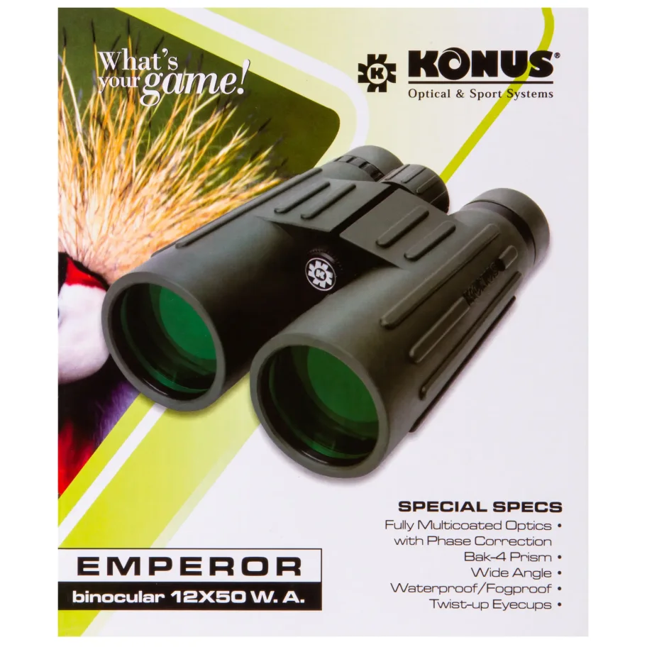 Binoculars Konus Emperor 12x50 Wa Green