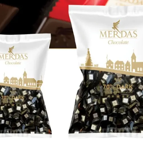 Merdas, chocolate candies (70% Cocoa content) "Dark Chocolate 70% in Bulk", Weight