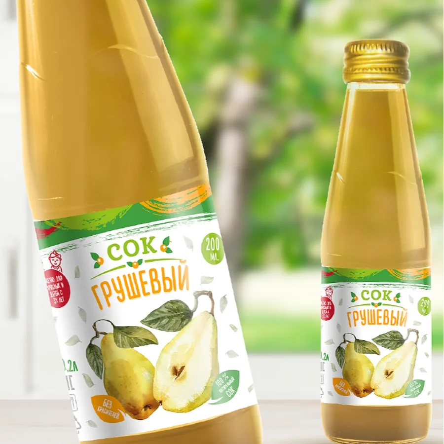  Pear juice, 0.2 l / 24 flavors