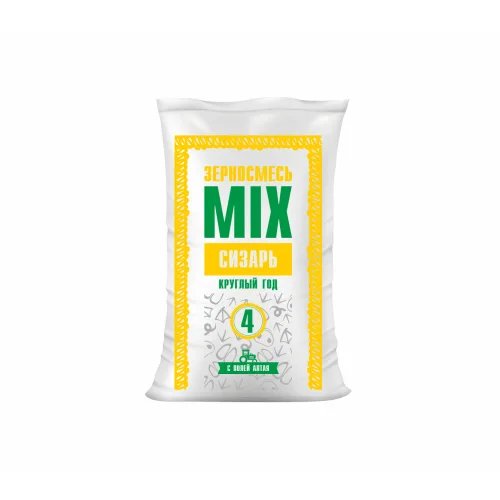 Зерносмесь MIX 4 СИЗАРЬ (30 кг)