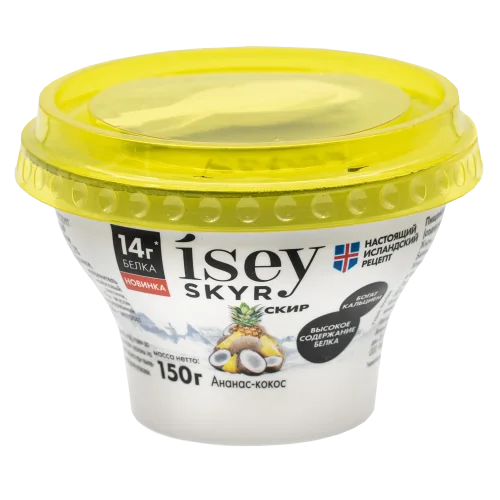 Icelandic skir with pineapple and coconut ISEY SKYR 1.2% 150g