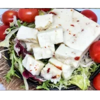 Homemade Cheese with Tomatoes