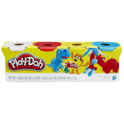 Классические цвета Набор из 4 цветов Play-Doh B5517EU4 в ассортименте
