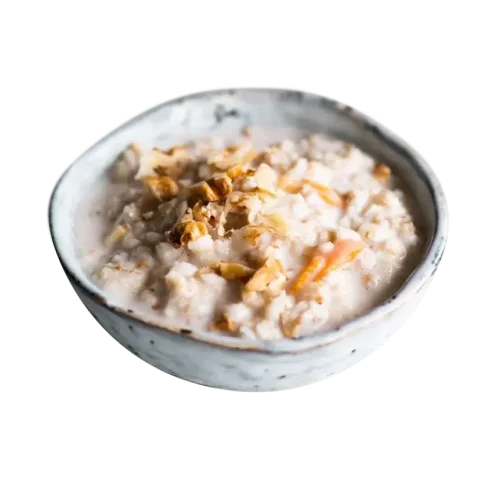 Oatmeal Porridge with Kuragya and Walnuts