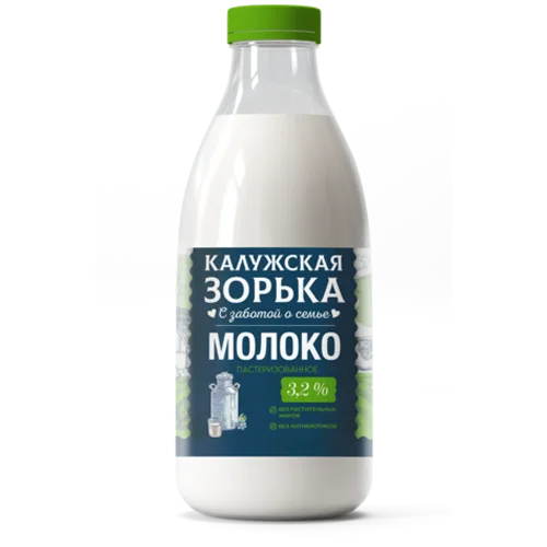 Pasteurized milk "Kaluga dawn" 3.2%