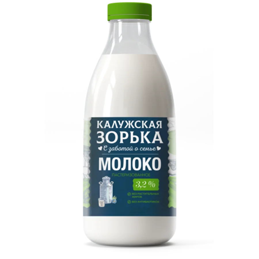 Молоко пастеризованное "Калужская зорька" 3,2%