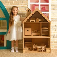 Кукольный домик "Вероника" без покраски
