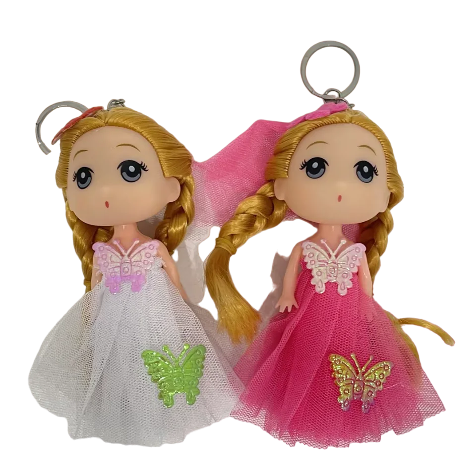 Doll keychain Princess 12 cm, Assorted 4    