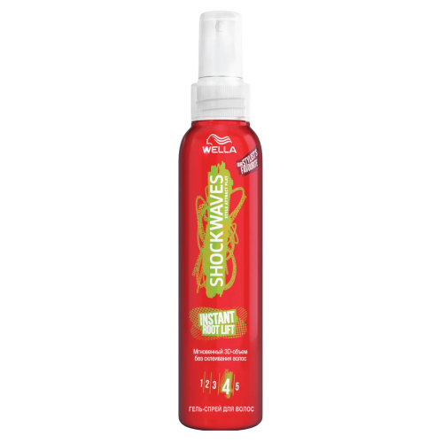 Gel Spray Shockwaves 3D-volume and thermal protection, 150 ml