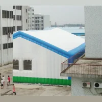 Inflatable hangar