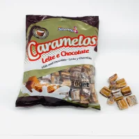 Caramel (Chewable candy) with chocolate and milk flavor (600g)