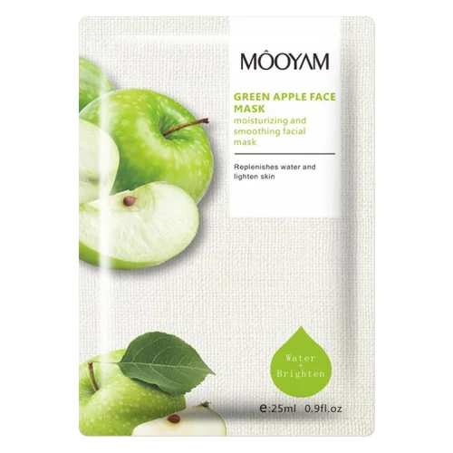 Moisturizing, brightening mask with Mooyam apple extract