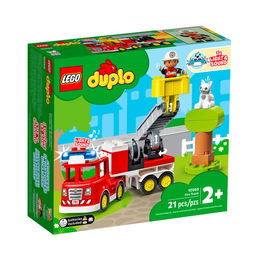 LEGO DUPLO Fire Truck with flashing light 10969