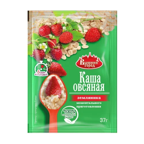 Oatmeal porridge "Vyshny gorod" with strawberries, pack. 37g