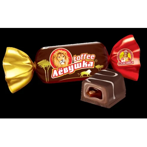 Глазированные конфеты с шоколадной начинкой «Лёвушка» 