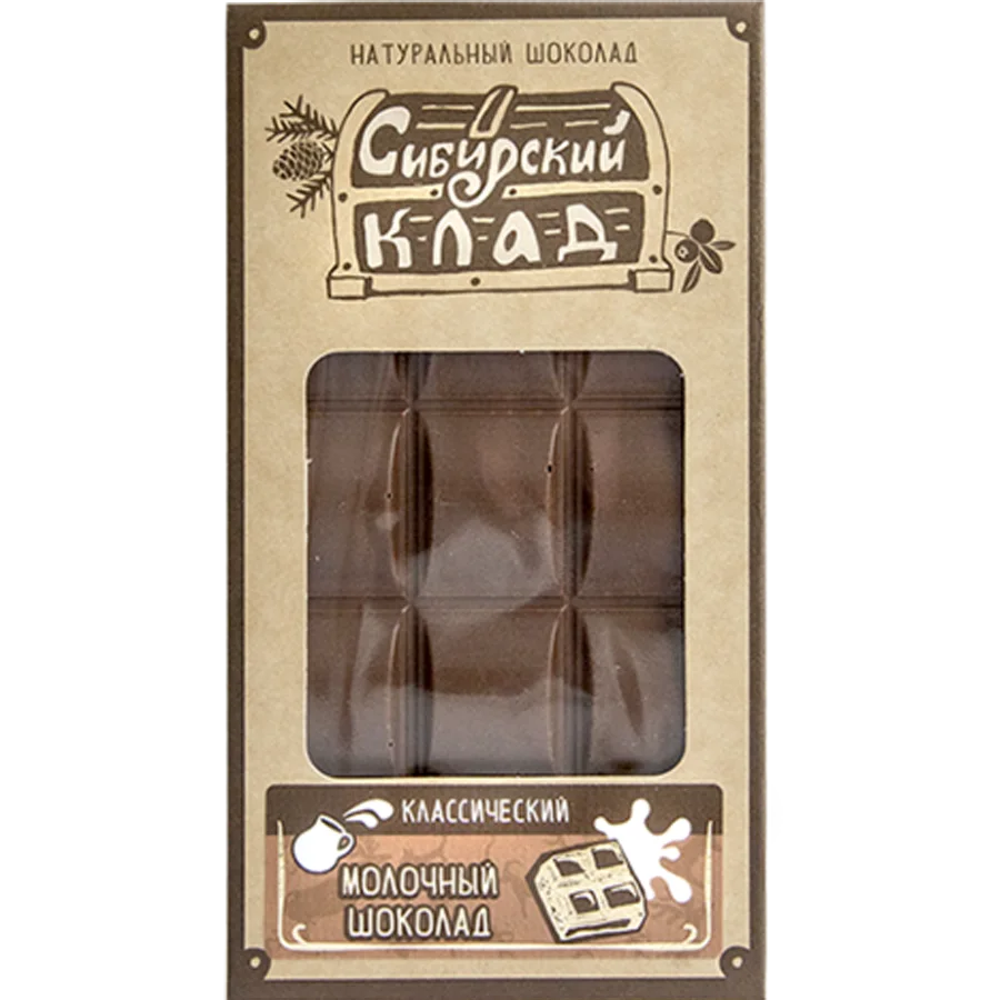 Шоколад молочный Классический Сибирский Клад