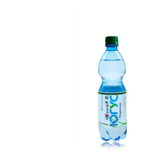 Natural drinking water artesian Yugus, gas, 0.6l