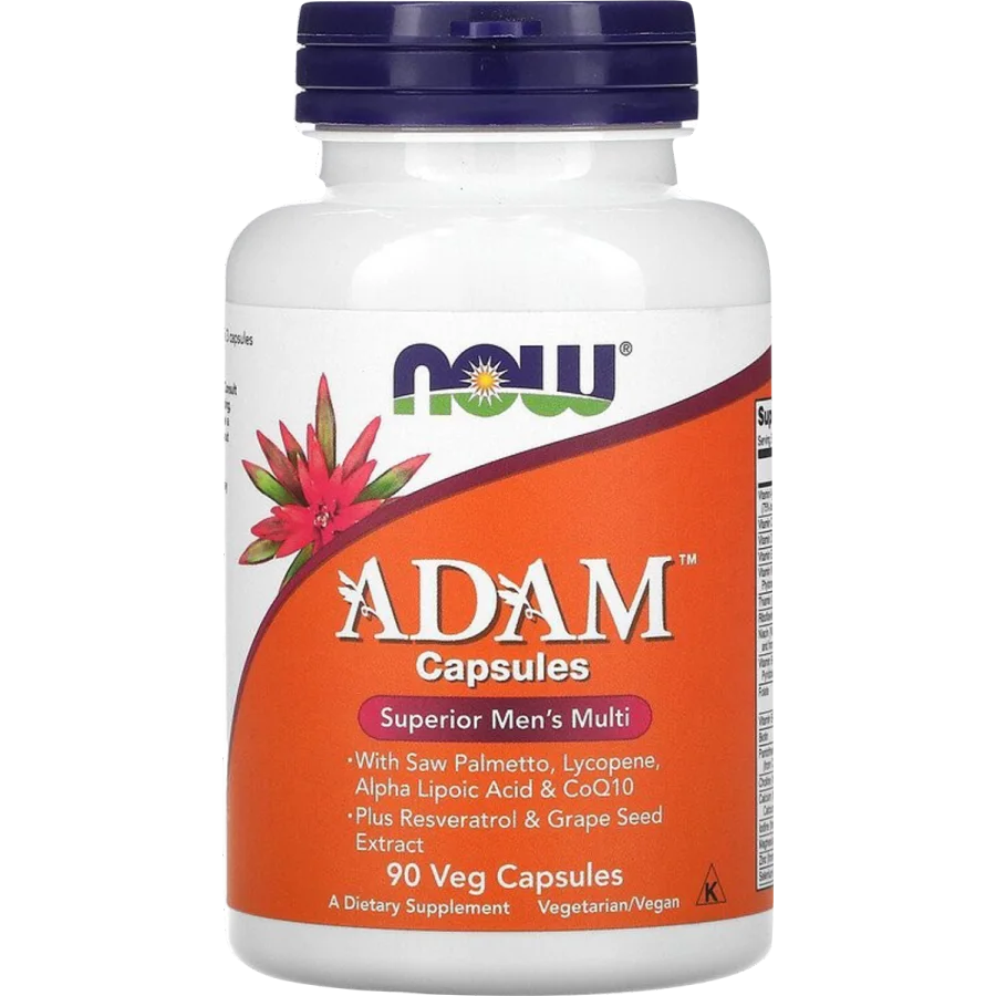 Витамины и минералы Now Foods ADAM мультивитамины для мужчин 90 шт 500 гр