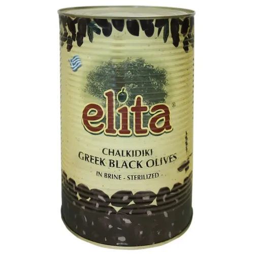 Греческие маслины с косточкой S.S. Mammouth 70-90 "ELITA", 4200 мл (Греция) 