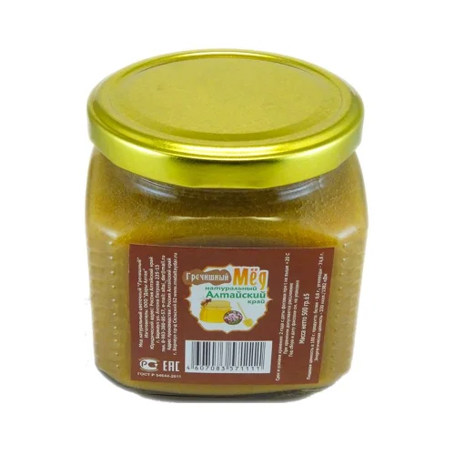 Мёд натуральный Гречишный 500 гр