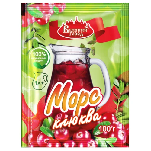 Morse "Vyshny city" from cranberries, pack. 100 g