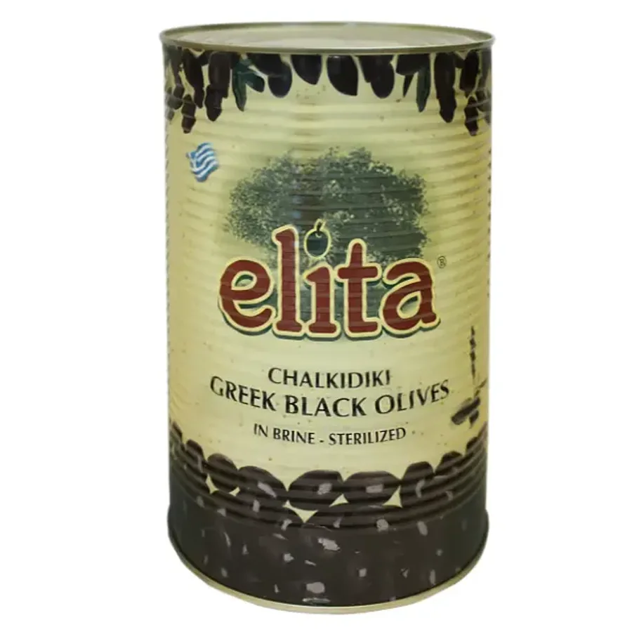 Греческие маслины без косточки S.S. Mammouth 70-90 "ELITA", 4200 мл (ГРЕЦИЯ)