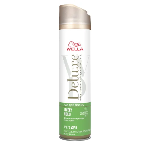 Wella Deluxe Lively Hold Hair Lacquer Extraceal Fixation 250 ml