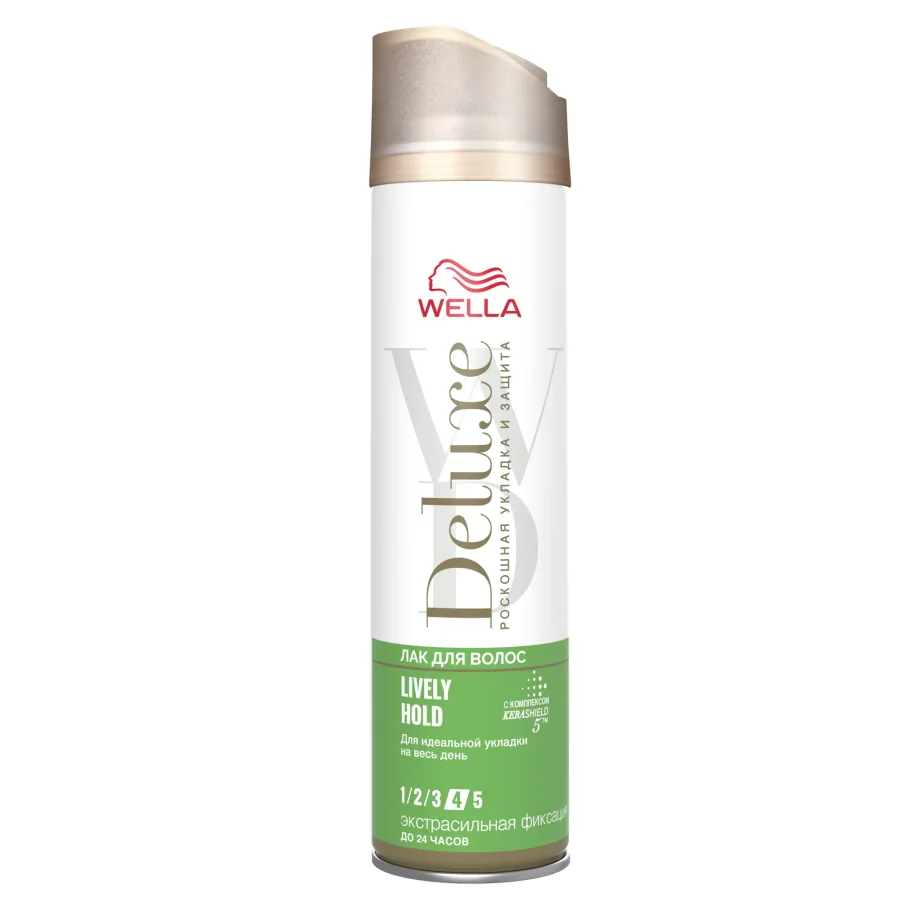 Wella Deluxe Lively Hold Hair Lacquer Extraceal Fixation 250 ml