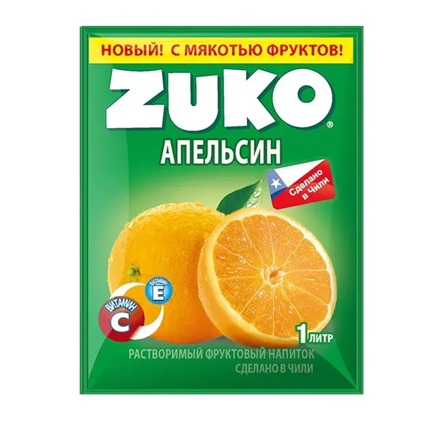 Напиток  Zuko со вкусом апельсин
