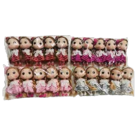 Surprised doll keychain in assortment, Assorted 5    