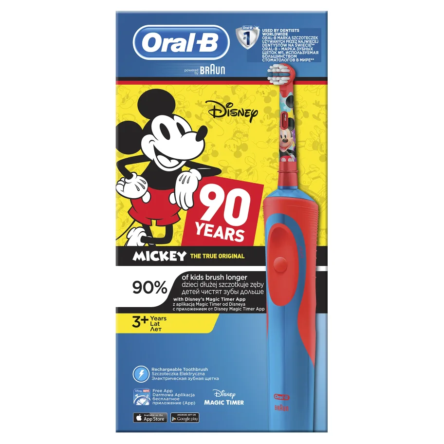 Children''s Electric Toothbrush Oral-B Stages Power Mickey 3+