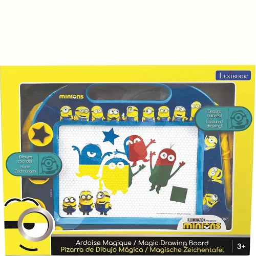Magnetic Multicolor Drawing Board Minions Lexibook CRDES550