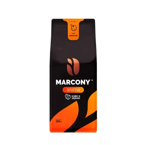 Кофе зер. MARCONY AROMA со вкусом Апельсина (200г) м/у.
